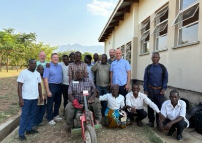 Scotty Sanders and the ONE Focus team in Malawi, Africa - October 2025